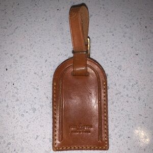 Louis Vuitton Leather Luggage Tag